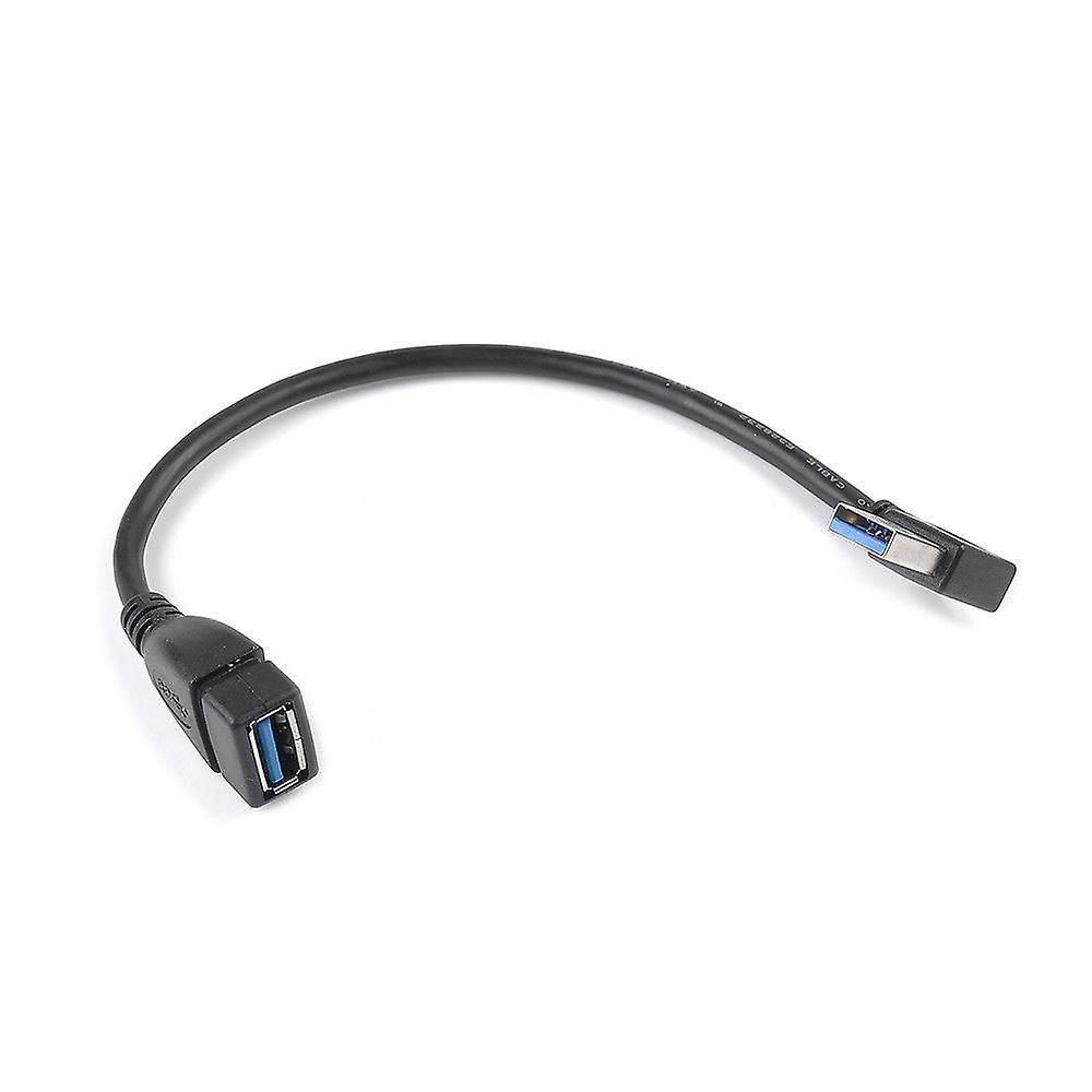 Usb 3.0 Angle 90 Degree Extension Cable Male to Female Adapter Right
