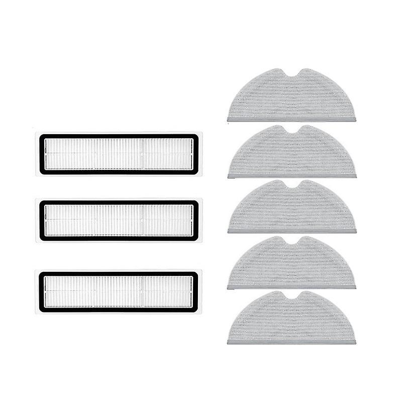 Replacement Rag and Hepa Filter Spare for Xiaomi Dreame Bot L10 Pro