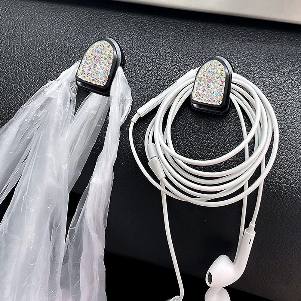 Bling Crystal Car Mini Hook Glitter Mask Hook Multifunctional