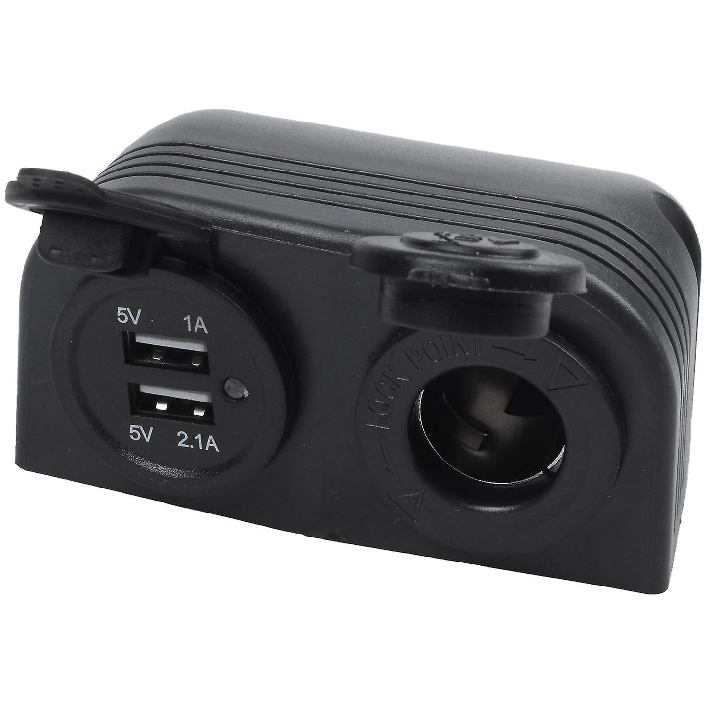 Dual Boat Caravan Usb Cigarette Lighter Socket Splitter 12v Charger