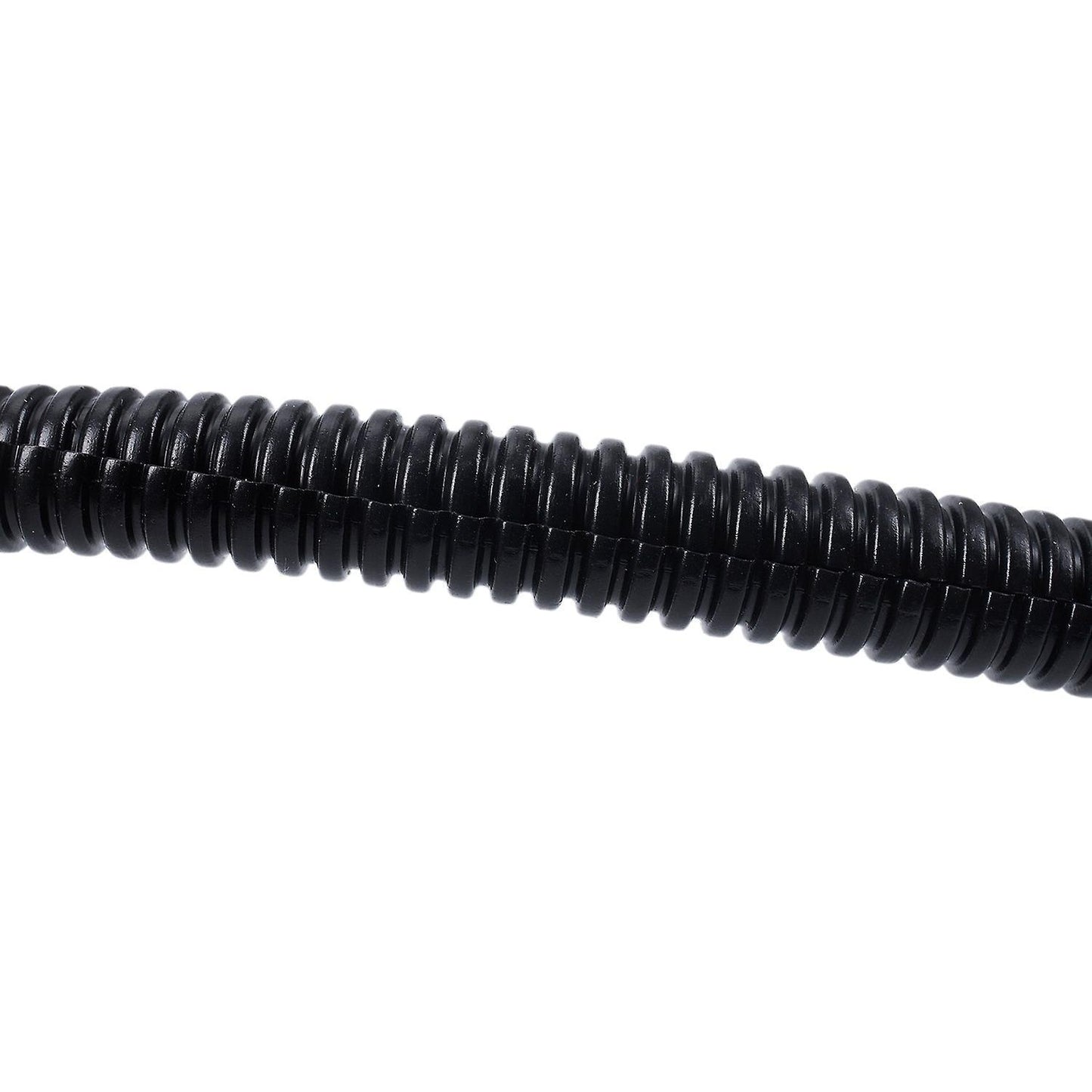 20 Ft  Split Wire Loom Conduit Polyethylene Tubing Black 10mminnerdiameter