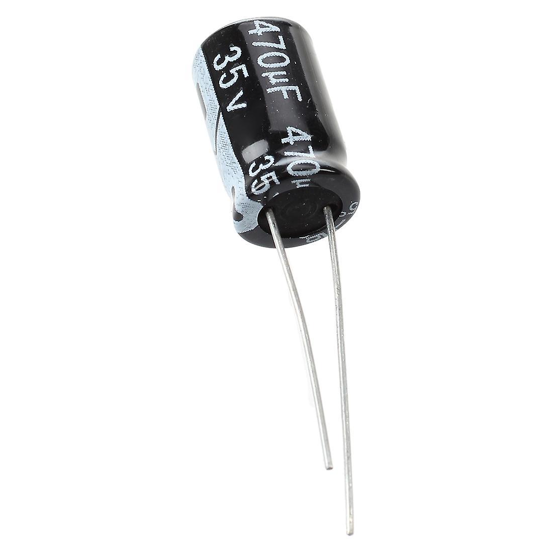 20 Pcs 1000uf 25v 105c Radial Electrolytic Capacitors Black 10x17mm