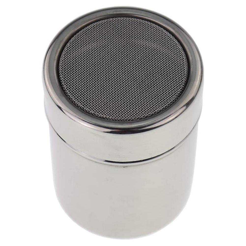Chocolate Shaker Duster Coffee Flour Sifter Stainless Steel Art