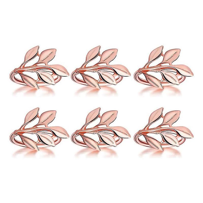 6 Pcs Napkin Ring for Christmas,holiday, Dinner Decoration