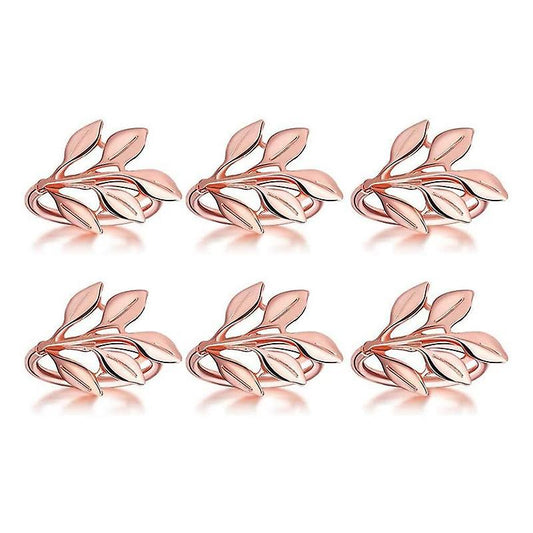 6 Pcs Napkin Ring for Christmas,holiday, Dinner Decoration