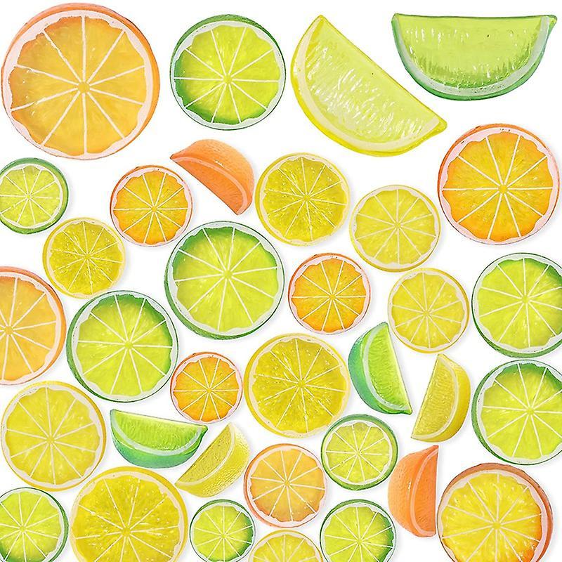 Simulation Lemon Slices Plastic Lemon Slice, Simulation Fake Lemons