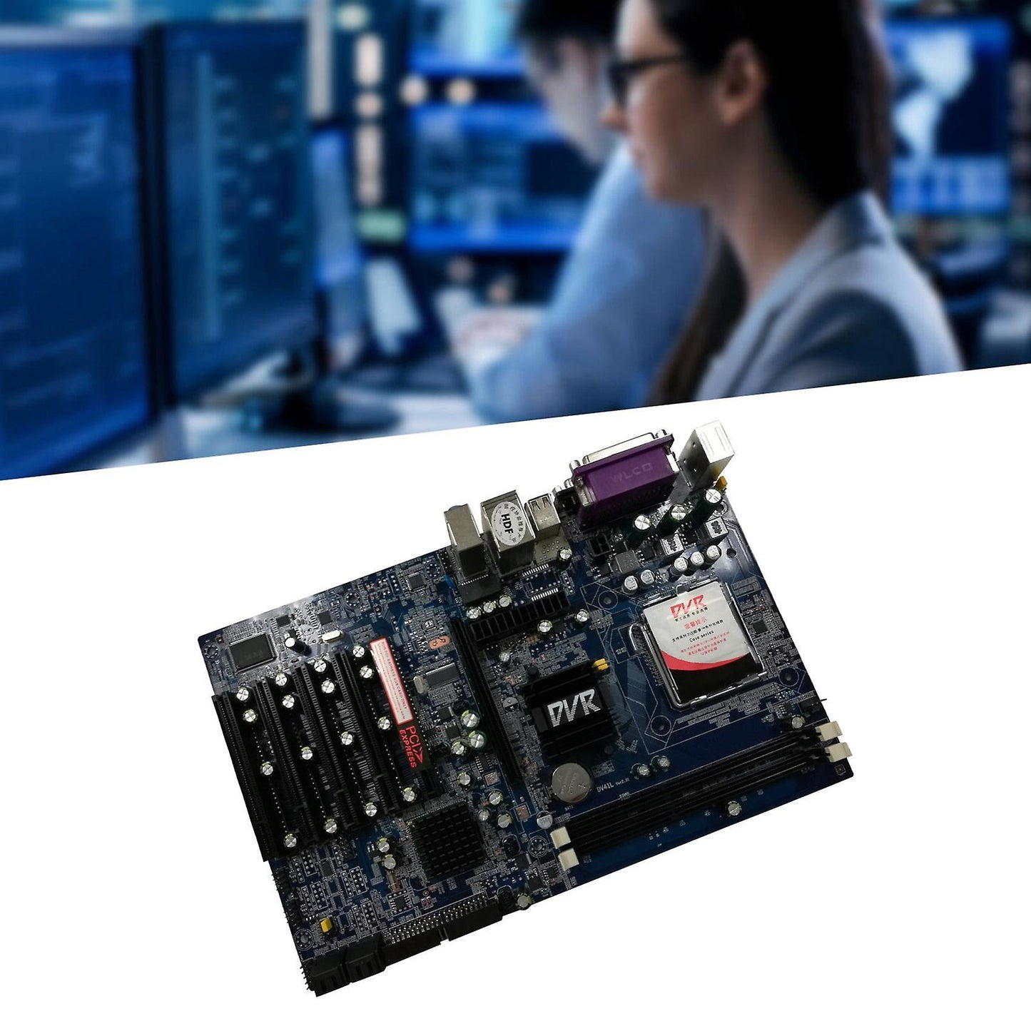 G41 Dvr Security Monitoring Motherboard Lga775 Ddr3 5 Pci Slots