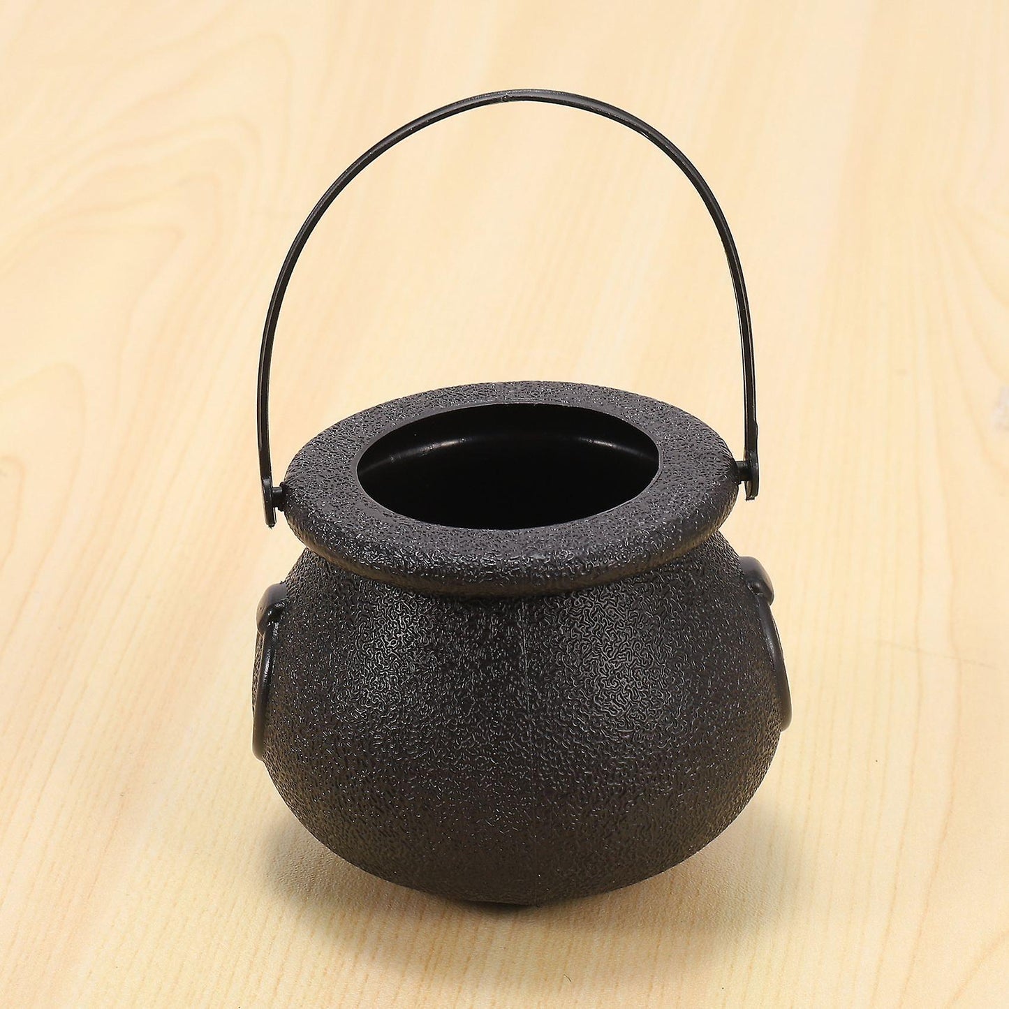 10pcs Black Candy Holder Pot Halloween Candy Bucket for Halloween