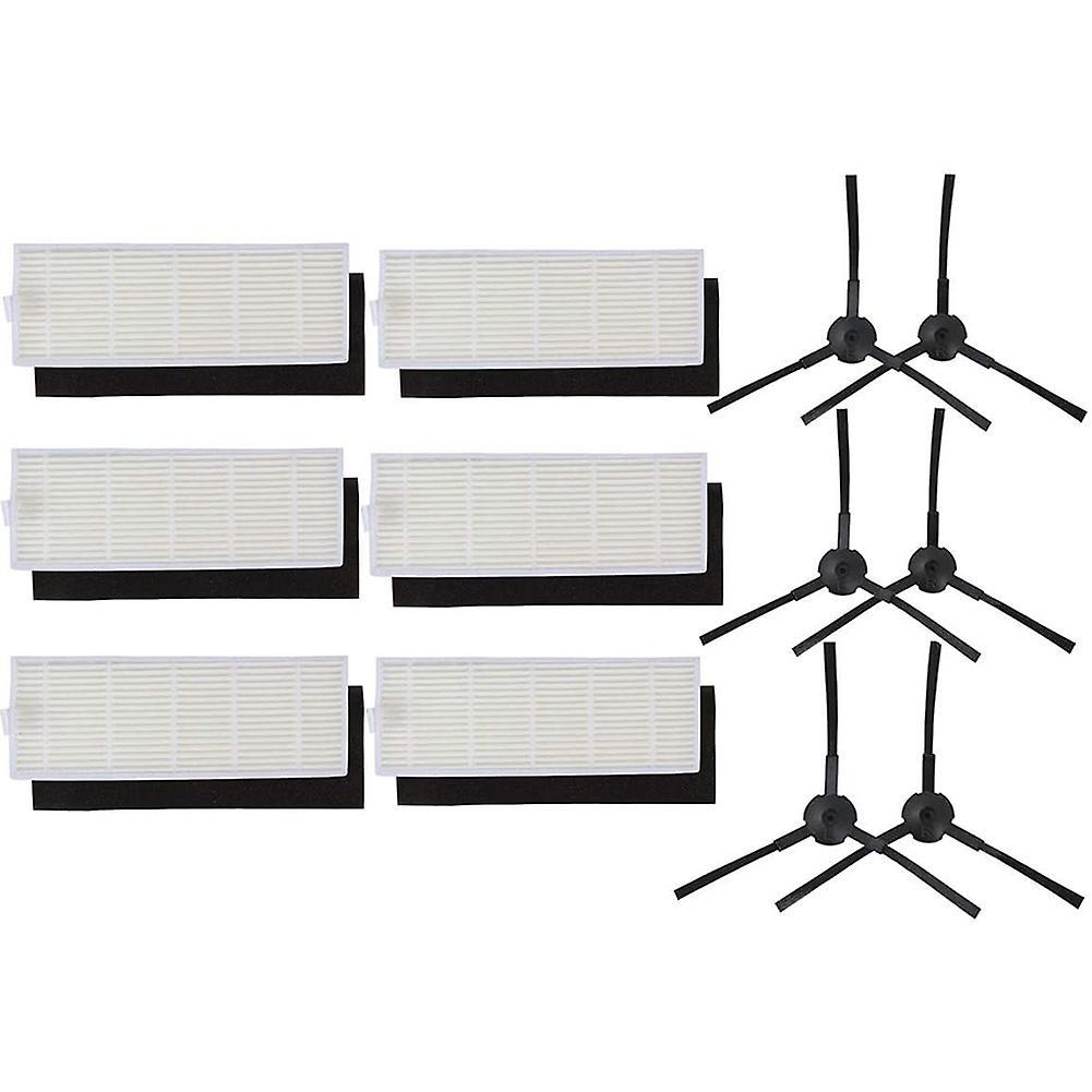 Hepa Filter Side Brushes for Ilife A6 A4s A4 Robot Vacuum Cleaner