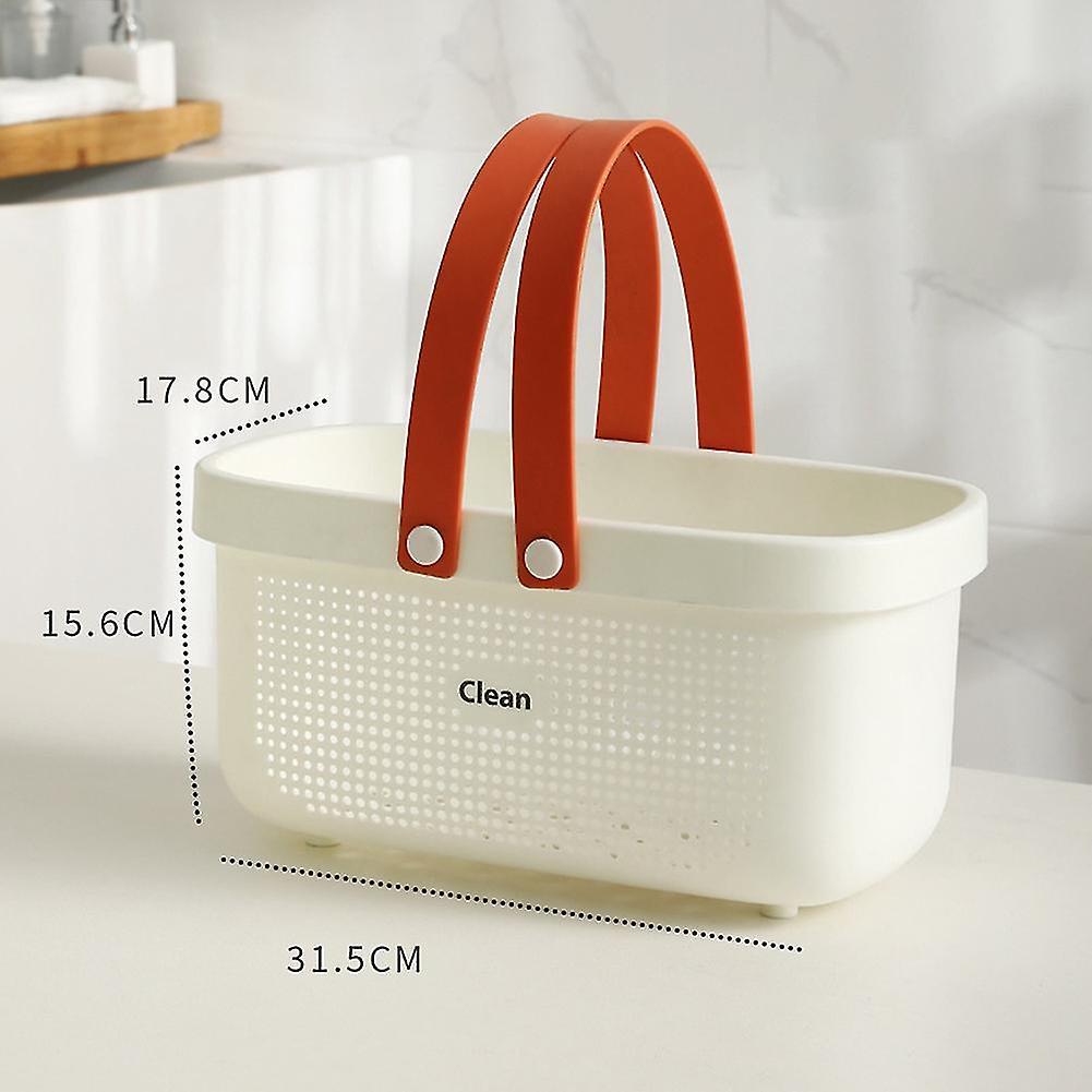 Bathroom Bathing Basket Washing Soap Cosmetic Shower Storage Basket E