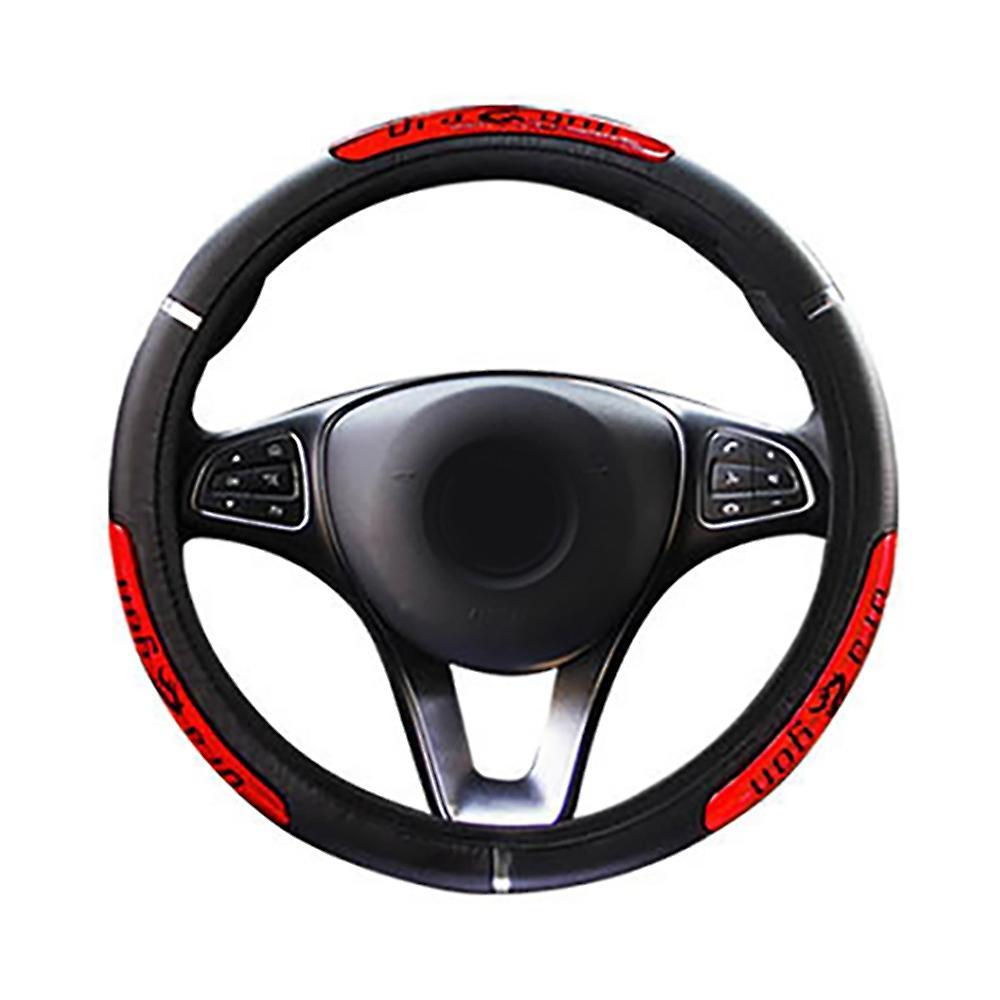 Car Steering Wheel Cover Suitable 37-38cm Auto Decoration Silver