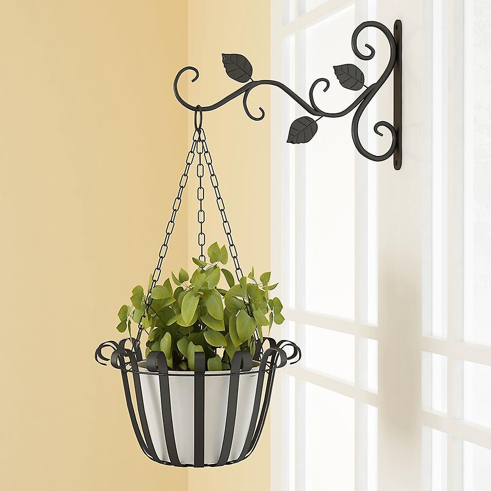 Hanging Flower Wall Hooks for Home Garden Flower Pot Decoration White