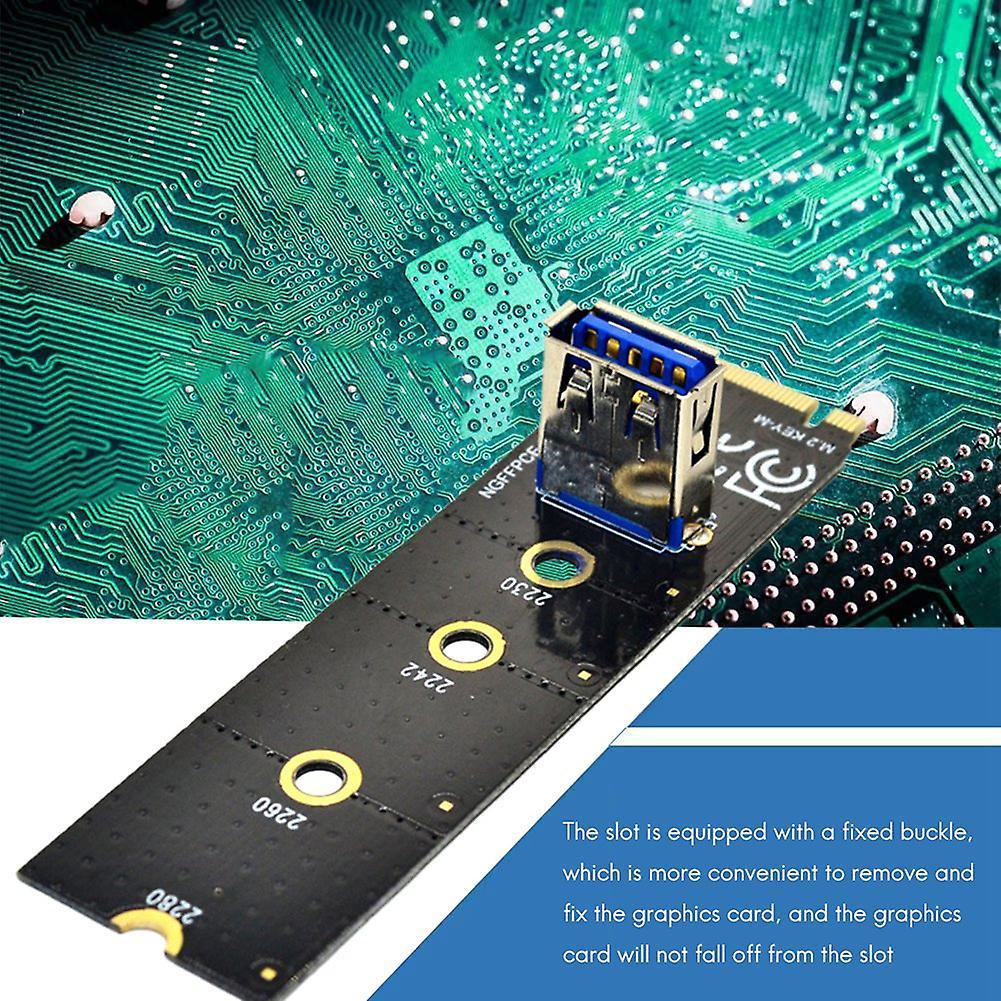 Large 4pin Graphics Extension Cable Adapter Card Set for Btc Mining