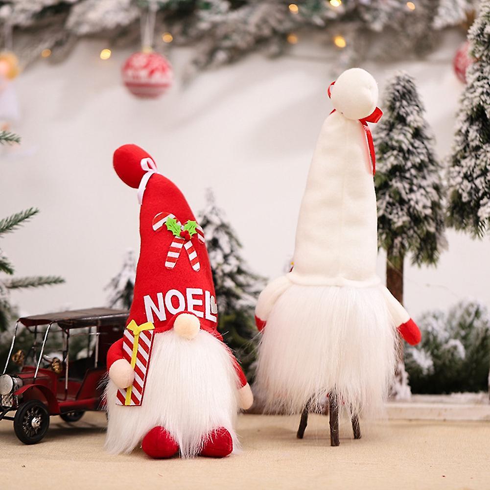Christmas Decorations with Lights Old Man Doll Ornaments Dwarf Doll A