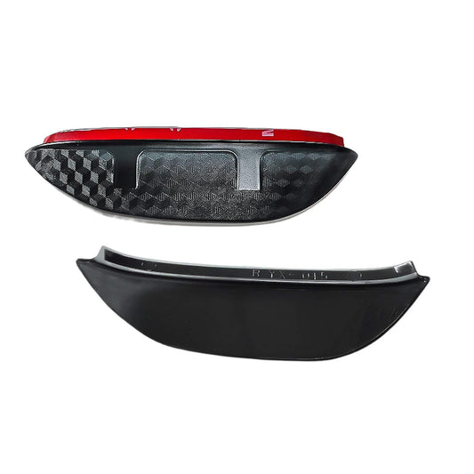 Rearview Mirror Rain Eyebrow Cover Trim for Toyota Land Cruiser 16-20