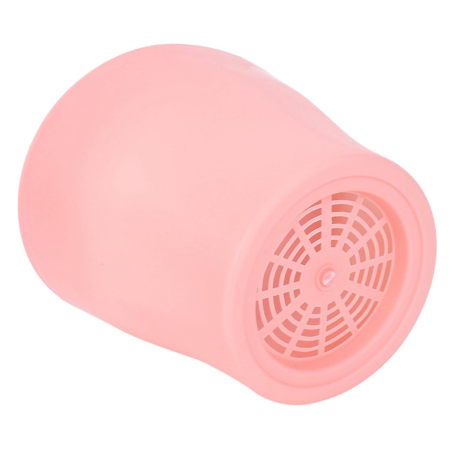 3x Plastic Plant Flower Pot with Tray Round Pink Upper Caliber 14cm