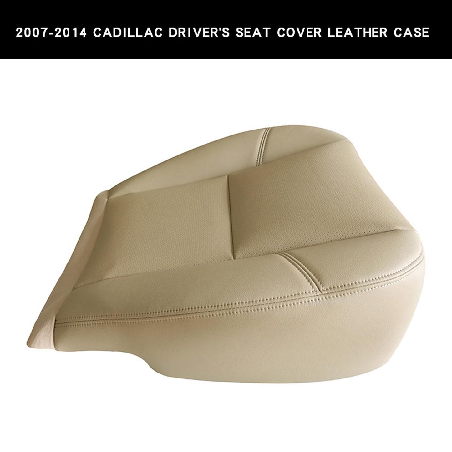 Front Driver Side Pu Seat Cover for Cadillac Escalade 2007-2014 Beige