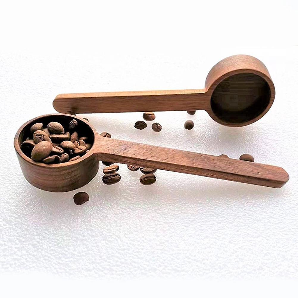 Coffee Measuring Spoon Kitchen Household Wooden Handle Baking Spoon A