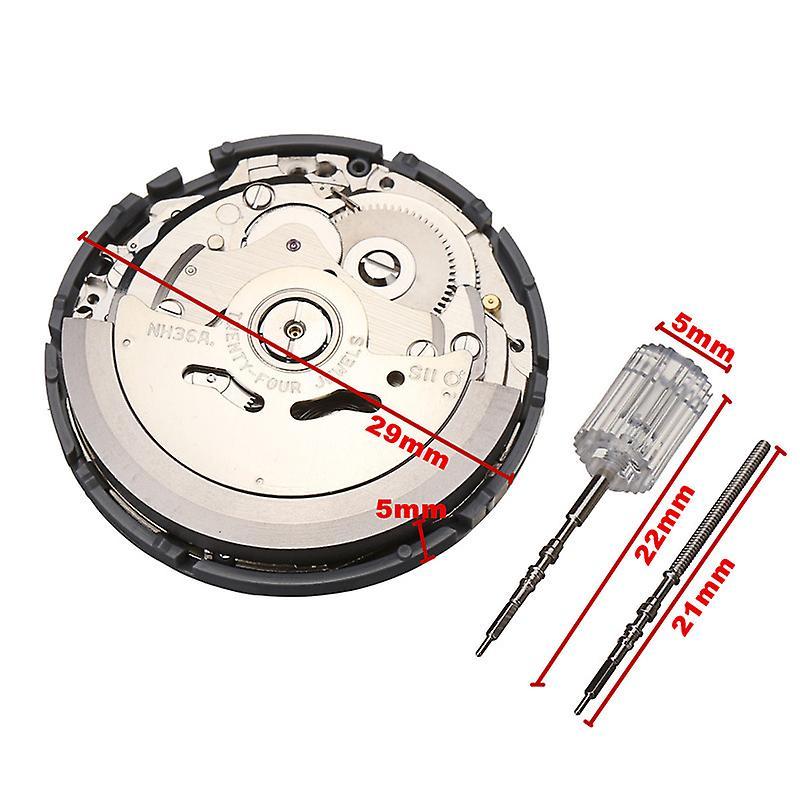Automatic Watch Movement Mens Parts Mechanical Nh36 Watch Replace