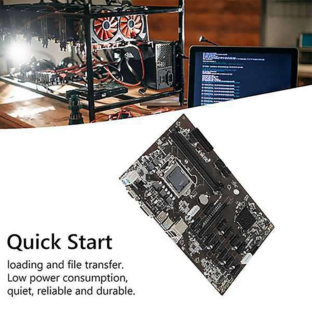 B250 Btc Mining Motherboard with G3900 Cpu+cooling Fan+thermal Grease