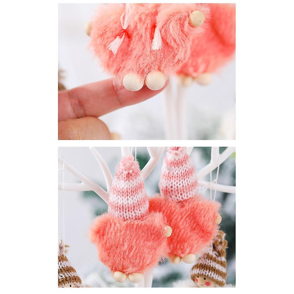 2pcs Christmas Angel Dolls Xmas Tree Decor New Year Gifts for Home B
