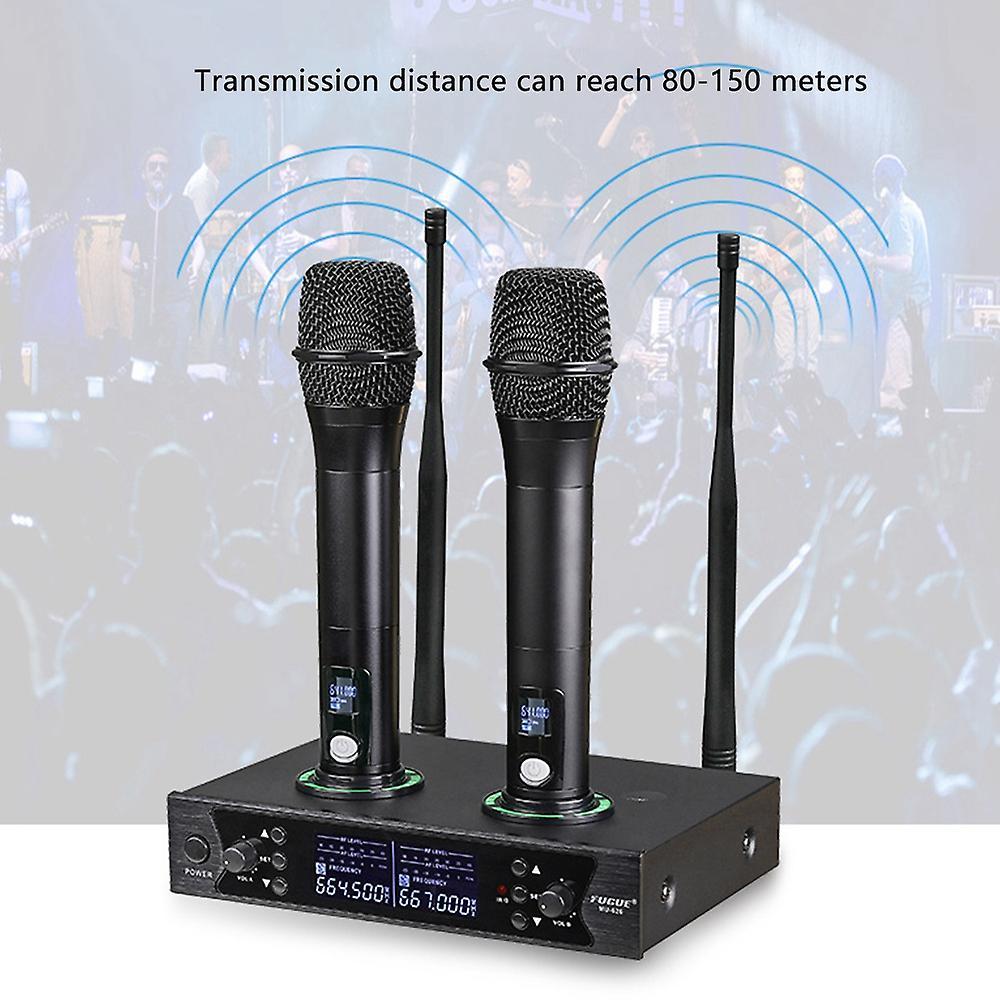 Wireless Bluetooth Microphone One for Two Ktv Tv Microphone-us Plug