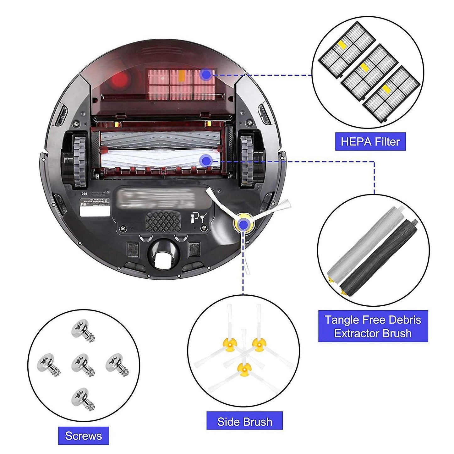 14pc Replenishment Kit for Irobot Roomba 800 900 Series 805 860