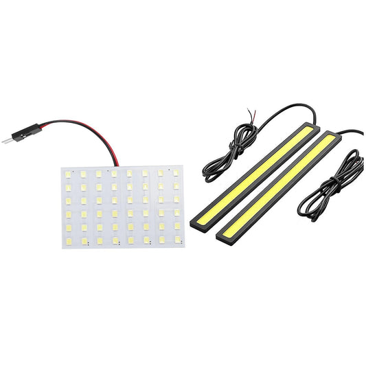 White 1210 Smd 48 Led Car Interior Dome Light Panel W T10