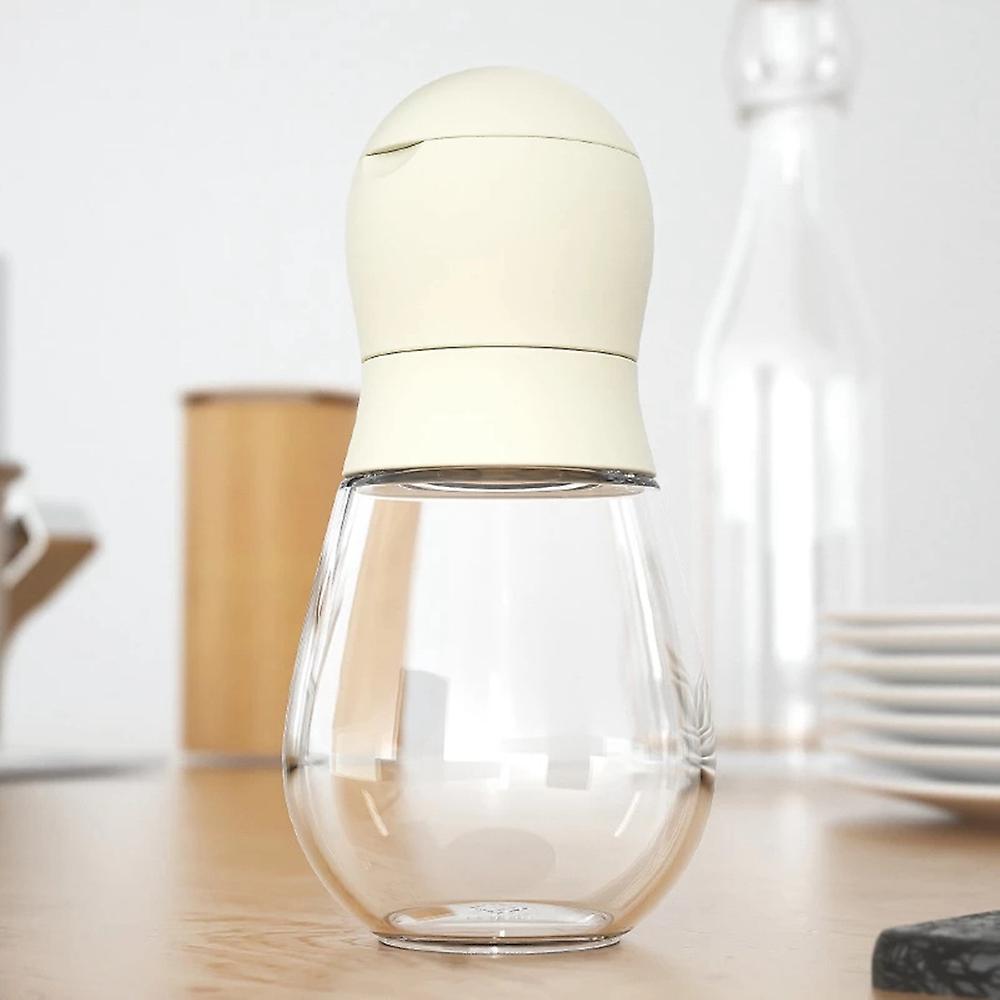 Glass Salt and Pepper Grinders Kitchen Gadgets Spice Bottles-red