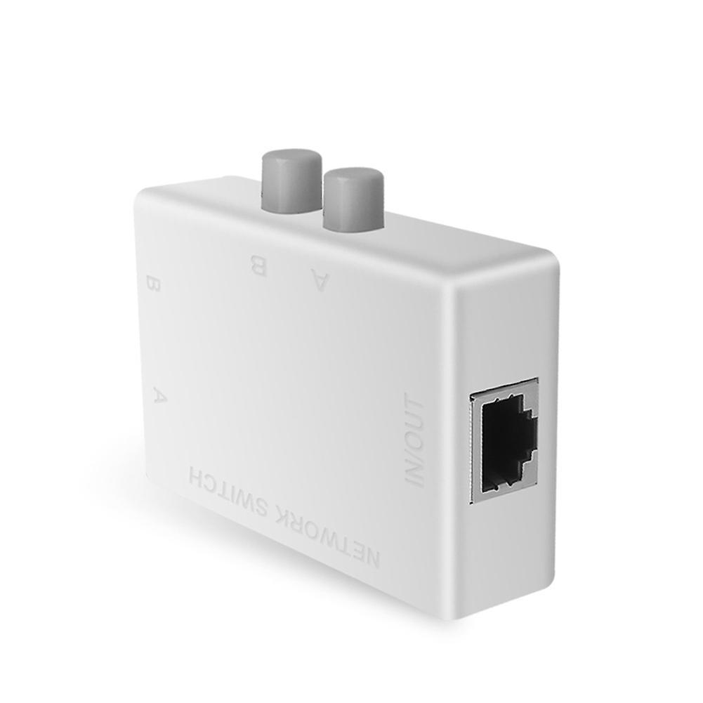 Mini 2 Port Rj45 Rj-45 Network Switch Dual 2 Way Port Adapter Hub