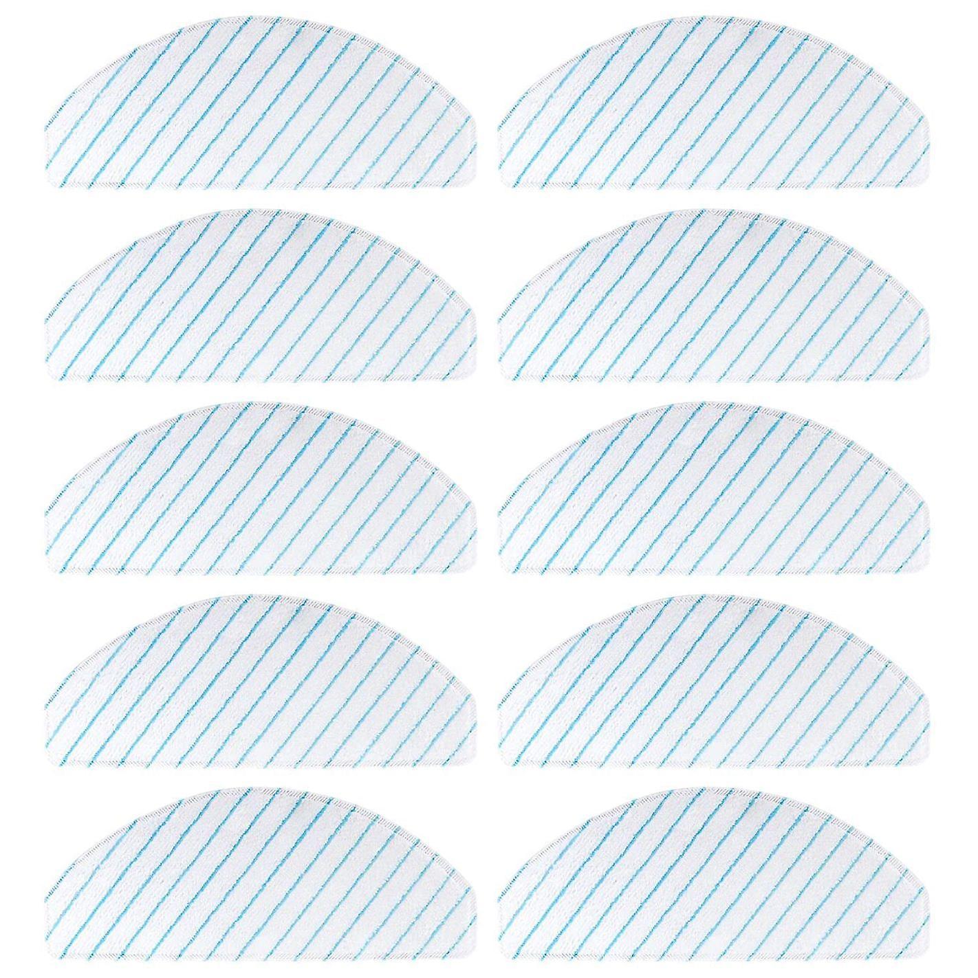 10 Pcs Mopping Pads for Ecovacs Deebot Ozmo T9 Series T8 Series