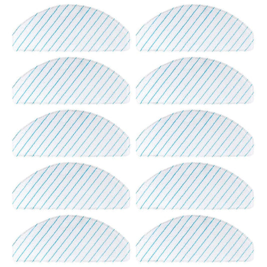 10 Pcs Mopping Pads for Ecovacs Deebot Ozmo T9 Series T8 Series