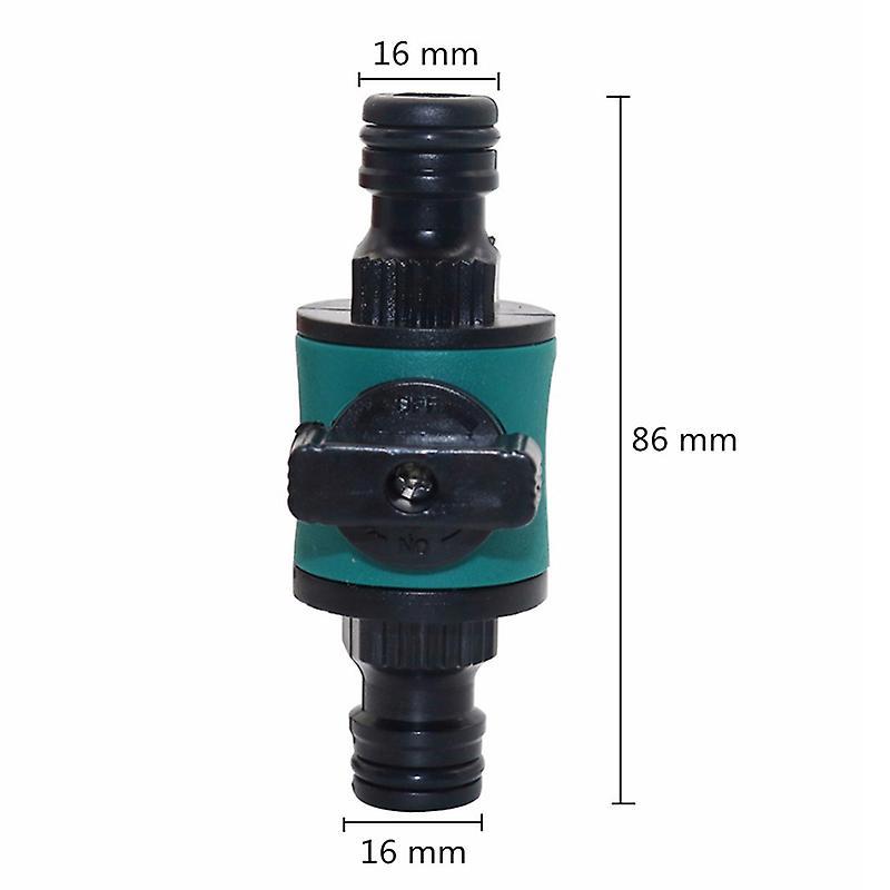 Garden Irrigation Valve 16 Mm Quick Connector Prolong Tube Valve 1 Pc
