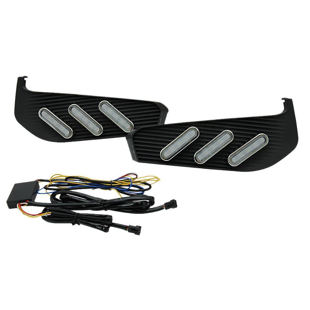 2pcs Driving Running Lamp Front Fog Light Car Led Lamp