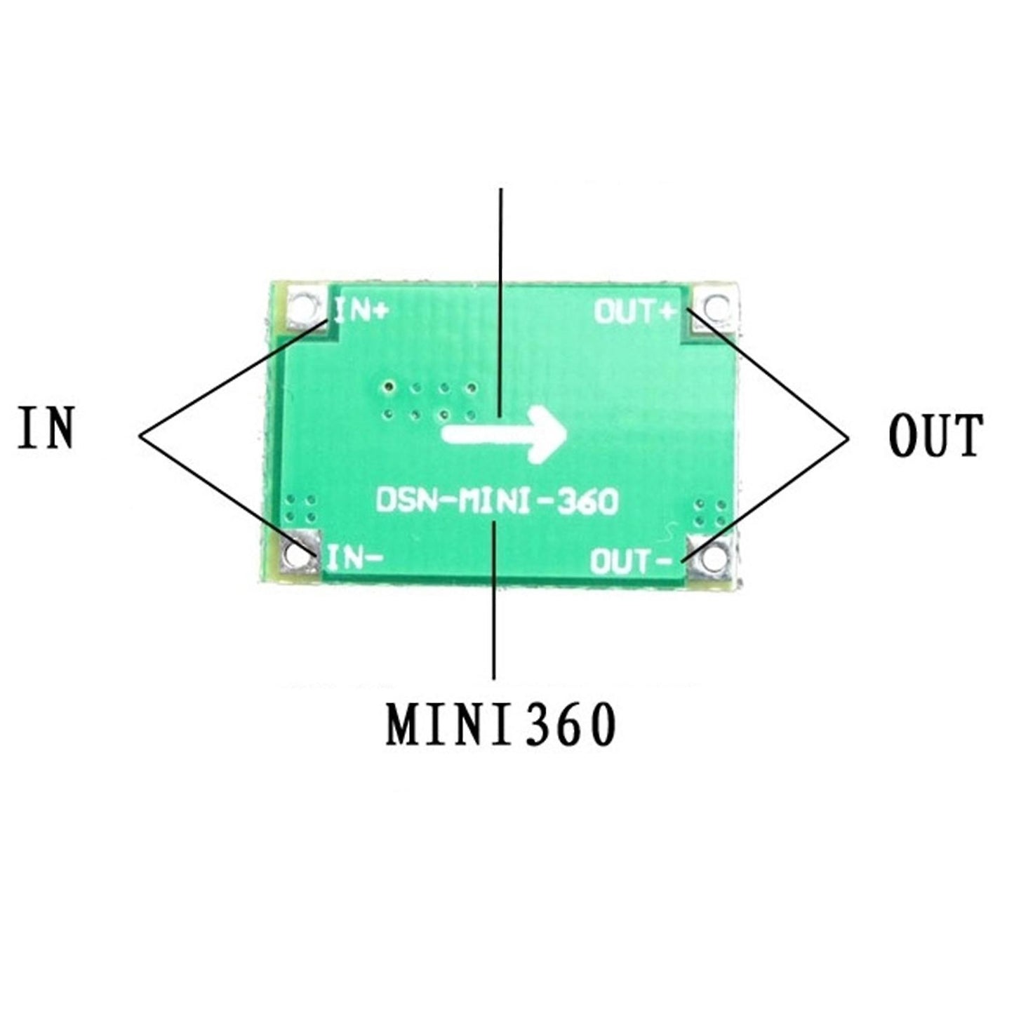 10 Pcs Mini360 3a Dc Voltage Step-down Power Converter Step-down