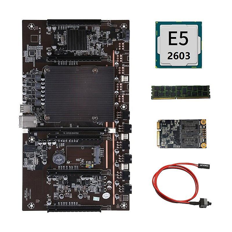 X79 H61 Btc Mining Motherboard with E5 2603 Cpu+recc 4g Ddr3 Ram