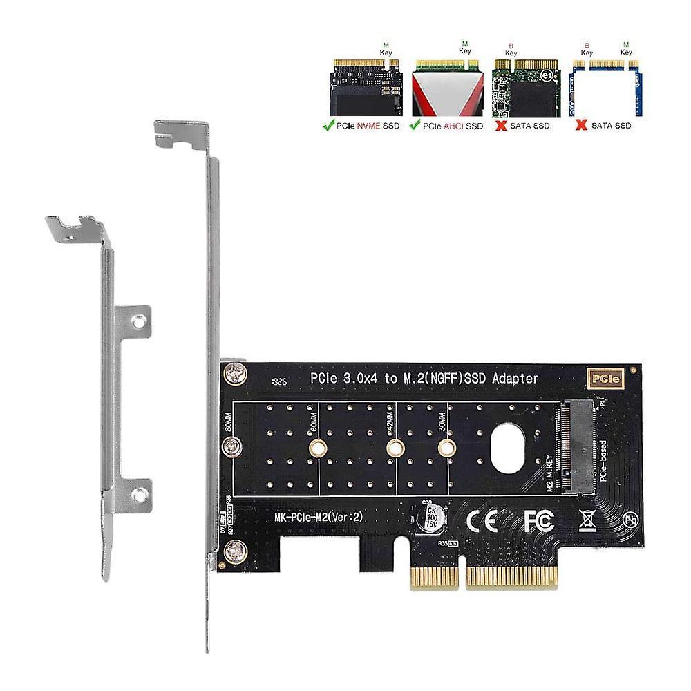 Adapter,m Key M.2 Nvme Ssd to Pci-e 3.0 X4 for 2230 2242 2260 2280