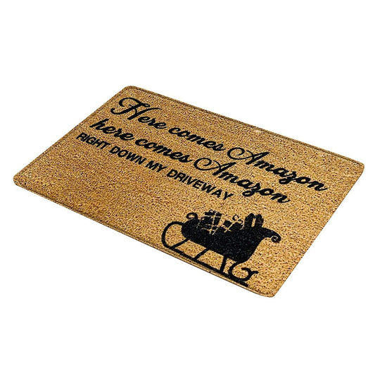 Christmas Doormat Floor Mat Non Slip Blanket Indoor Outdoor Rug-c