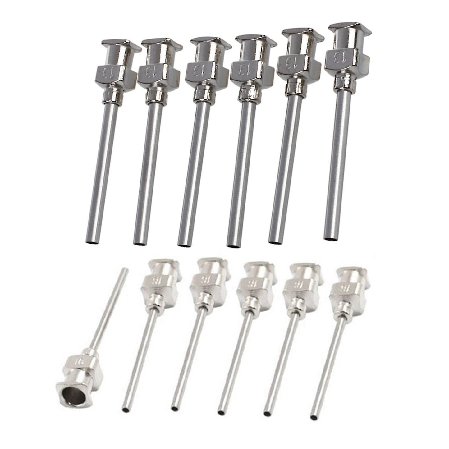 Stainless Steel Luer Lock Industrial Liquid Dispensing Needle Tip, 13