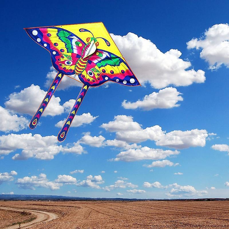 Colorful Kite Long Tail Nylon Outdoor Kites Flying Toys