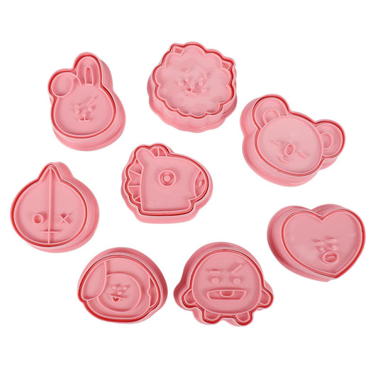8pcs / Set Cartoon 3d Cookie Cutter Cookie Mould Baking Mould Cake