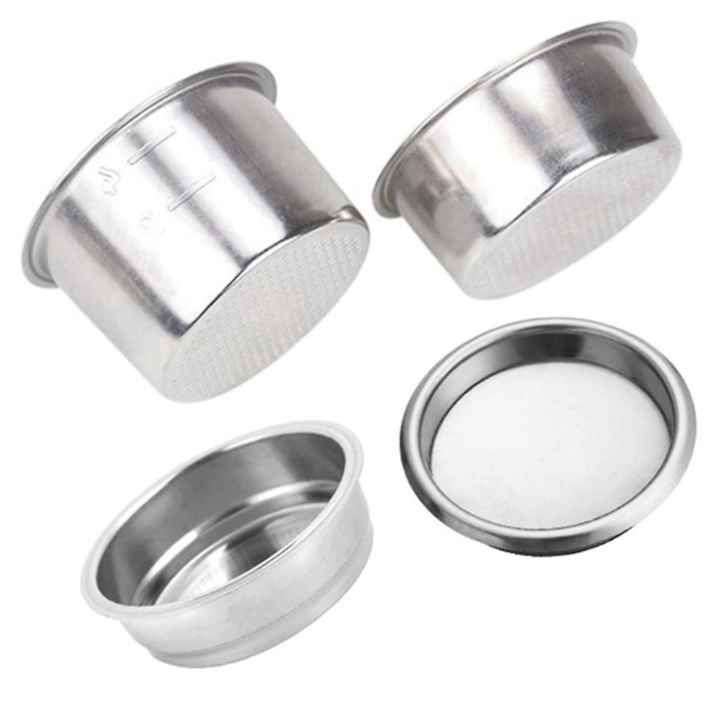 4pcs 51mm Coffee Filter Filter Basket for Delonghi Espresso Machine