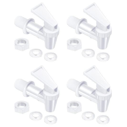 4 Pcs Cooler Faucet Water Bottle Jug, Dispenser Tap Set, Reusable B