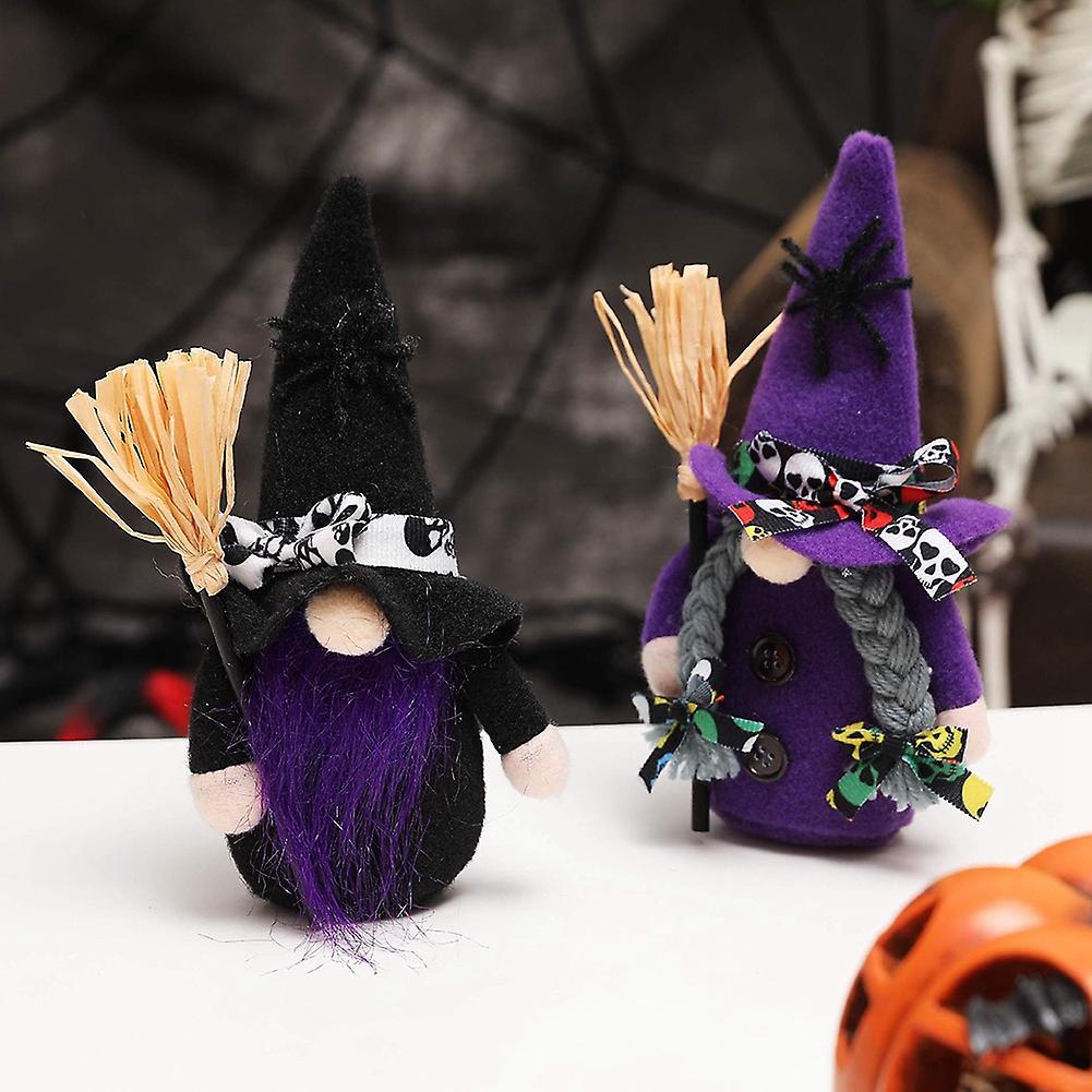 Halloween Horror Theme Handmade Gnome Faceless Doll for Family B