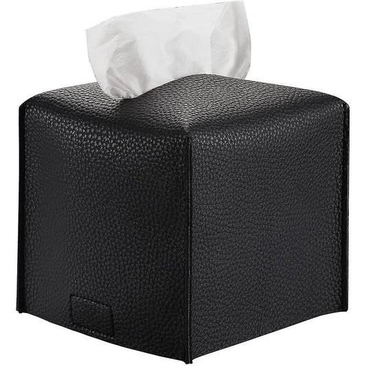Tissue Box Cover, Square Tissue Box for Desk, Hotel, Restaurant