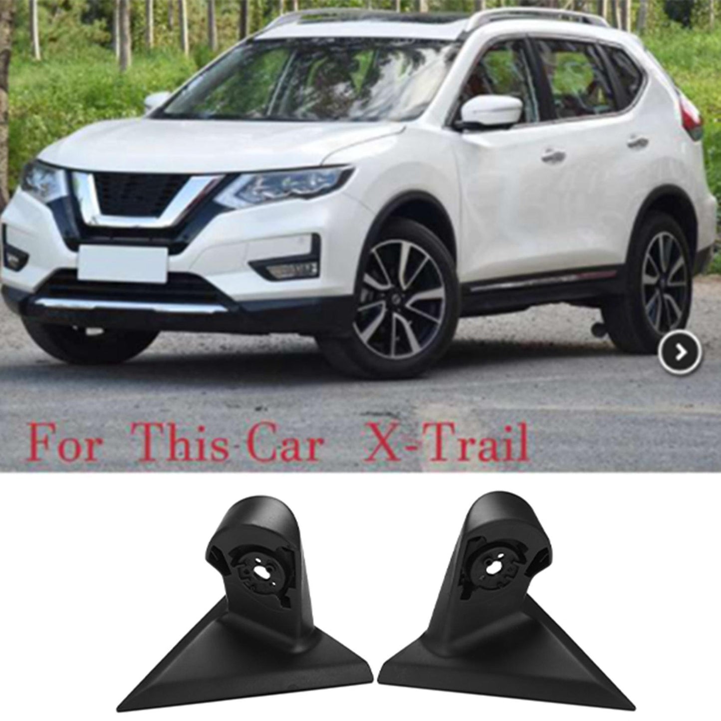 Car Mirror Light Reversing Mirror Frame Rear View Lens Frame