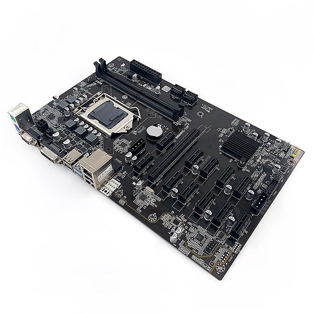 B250 Btc Mining Motherboard with Ddr4 Pcie 1x to 16x+switch Line