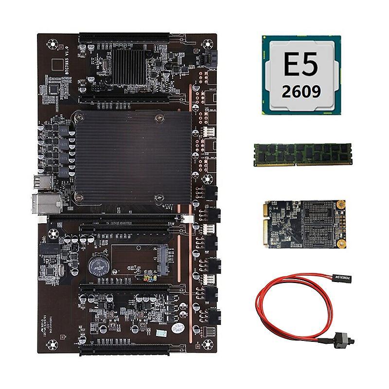 X79 H61 Btc Mining Motherboard with E5 2609 Cpu+recc 4g Ddr3 Ram