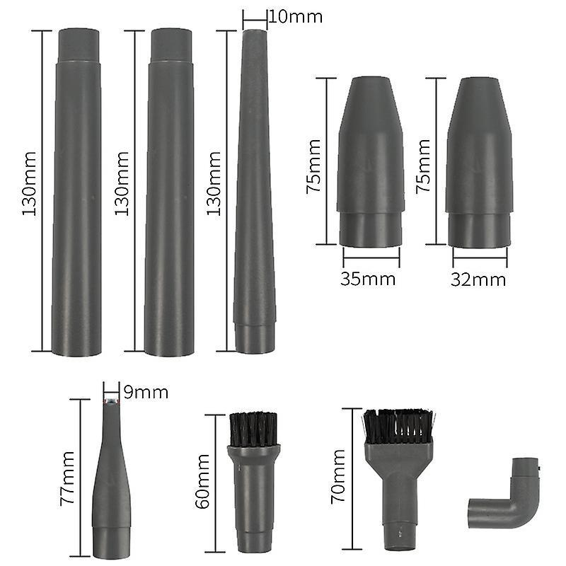9pcs Vacuum Cleaner Accessories Suction Head Flat Nozzle 32mm/35mm