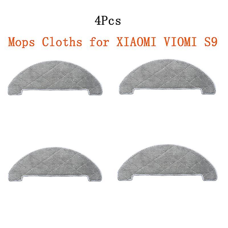 4pcs Replaceble Mops Cloths Accessories Sets Parts for Xiaomi Viomi